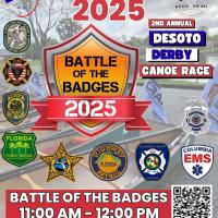 The Battle of the Badges 2025 Canoe Race