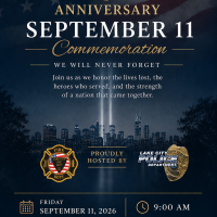 September 11 Commemoration hosted by LCPD & LCFD at Public Safety Building
