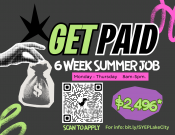 Get Paid 6 Week Summer Job