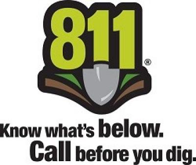 811 logo Know what's below, call before you dig.